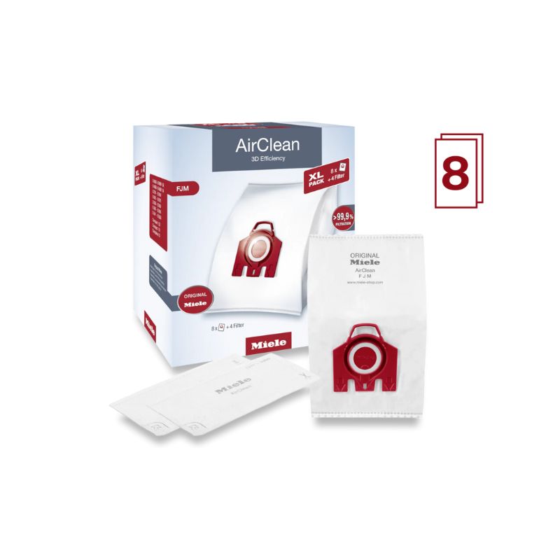 Miele AirClean 3D FJM Vacuum Bags - XL Pack