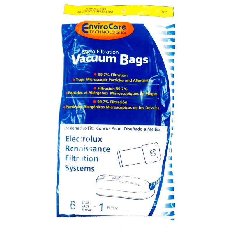 Electrolux Renaissance EnviroCare Vacuum Bags - 6 Pack