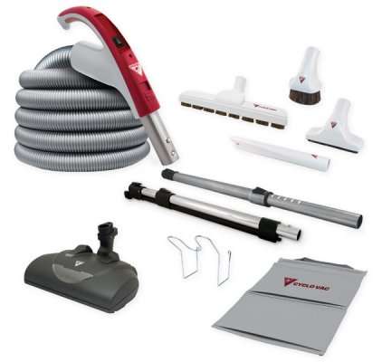 Cyclo-Vac 35' Dual Voltage Central Vacuum Hose Kit