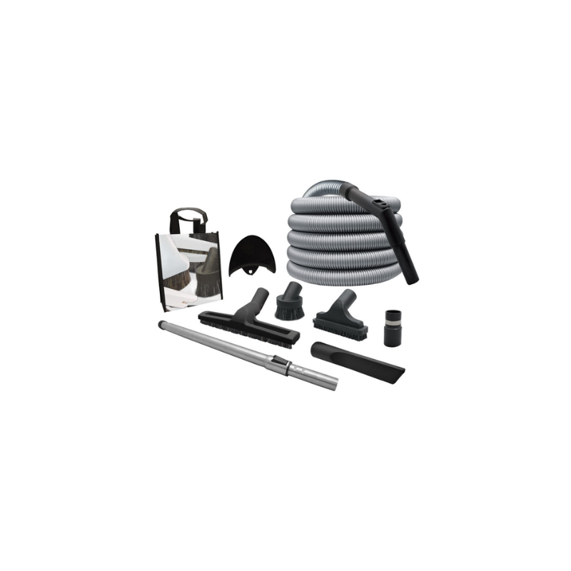 40ft Central Vacuum Hose Kit for Garage & Utility